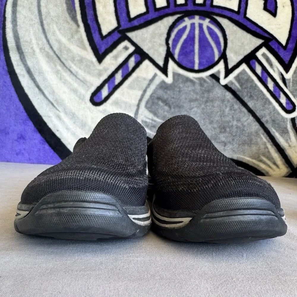 Size 13 - Mens Skechers Air Cooled Arch Fit Shoes Black Comfort Casual Sn 65086